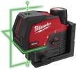 Milwaukee Kreuzlinienlaser M12CLLP-301C 1x12,0 V 3,0 Ah Ladegerät M12-18FC Koffer Produktbild img1 S