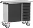 FETRA Werkstattwagen 2450 Tragkraft 400kg mit 6 Schubladen H985xø590mm RAL7035/7016 Produktbild img1 S