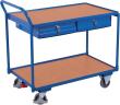 VARIOFIT Tischwagen 250kg 1125x625x1010mm 2 Schubladen 2 Ladeflächen Produktbild img1 S
