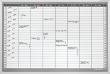 Wochenplaner 8x26 Felder Abm. 920 x 625 mm Magnetoplan Produktbild