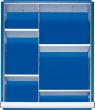 RAU. Schubladen-Einteilungsset 490x560mm 1 Trenn- / 4 Steckwände Höhe bis 360mm Produktbild