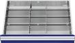 Metalleinteilung für Schubladen-Innenmaß 500 x 450 mm, 12 Fächer Produktbild img1 S