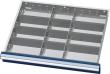 Metalleinteilung für Schubladen-Innenmaß 600 x 450 mm, Trennwände 225/150 Produktbild img1 S