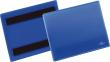 Kennzeichnungstasche magnetisch A6 quer blau Produktbild img1 S