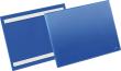 Etikettentasche B297xH210 mm A4 quer blau, selbstklebend VE 50 Stück Produktbild img1 S