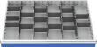 Metalleinteilung für Schubladen-Innenmaß 900 x 600 mm Produktbild