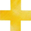 Stellplatzmarkierung Form "Kreuz" gelb selbstklebend Produktbild img1 S