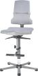 Bimos Arbeitsstuhl 9811-1000 Sintec 3 grau Sitzhöhe 580-850 mm mit Gleiter/Aufstiegshilfe Produktbild