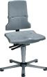 Bimos Arbeitsstuhl 9820-1000 Sintec 1 grau Sitzhöhe 430-580 mm mit Gleiter Produktbild