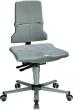 Bimos Arbeitsstuhl 9823-1000 Sintec 2 grau Sitzhöhe 430-580 mm mit Rollen Produktbild