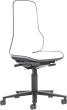 Bimos Arbeitsstuhl grau,ohne Polster Sitzhöhe 450-620 mm mit Rollen Produktbild