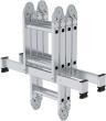 Alu-Vielzweckleiter 2x2 + 2x3 Sprossen Höhe als Bühne 0,63 m Arbeitshöhe bis 4,00 m Produktbild img2 S