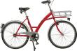 LINDNER Transportfahrrad Modus mit Lastenträger + Schaltung + Beleuchtung rot Produktbild img1 S