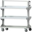 ANKE Transportwagen CVM 1250 RAL7035/5010 B1250xT720xH1350mm mit 4 Wannen Produktbild img1 S
