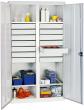 Werkzeugschrank S2000 RAL 7035/7016 4 Wannenböden 14 Schubladen 100mm Produktbild img2 S