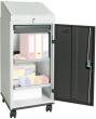 STUMPF Schrankpult S3000 1 Schublade 2 Wannenböden RAL7035/RAL7035 fahrbar Produktbild img1 S