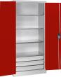 Großraum-Werkzeugschrank (RAL 7035/3003), 3 Schubladen unten Produktbild img1 S