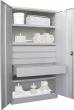Schwerlastschrank m.TürenH1950xB1040xT630 mm 3 FB, SL 3xFH 125,1x175mmRAL 7035 Produktbild img1 S
