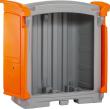 CEMO PE-Gefahrstoffdepot 220/2 Gehäuse/Türen grau/orange Produktbild img3 S