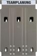 Grund-Modul "Flat" fuer Wandsortierer 58 x 240 x 392 mm hellgrau Produktbild img1 S