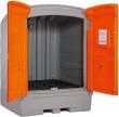 CEMO PE-Gefahrstoffdepot 1100/1 Gehäuse/Türen grau/orange Produktbild img3 S