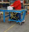Hubtischwagen mit  Rollenb.Tischmaß: 1025x535 500 kg Tragfähigkeit Produktbild img5 S