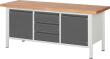 RAU. Werkbank Basic 8 8569-2 RAL7035/7016 B2000xT700xH840mm Produktbild img1 S