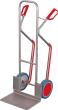 VARIOFIT Edelstahl-Stahrohrkarre 250kg Schaufel 480x300mm 260x65mm Vollgummi-Ber. Produktbild img1 S