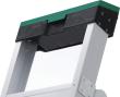 FORTIS 2-in-1 Sprossen- Steh-/Anlegeleiter m. Werkzeugk. Alu 5 Sprossen Höhe 1,80m/Höhe 2,95m Produktbild img3 S