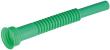 Auslaufrohr HDPE Länge 265mm Gewinde Außen ø 38mm grün mit Faltenbalg Produktbild img1 S