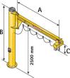 Säulenschwenkkran Modell AS, mit Elektrokettenzug Produktbild img2 S