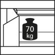 Flügeltürenschrank, Tragkraft Fachboden 70 kg Produktbild img4 S