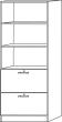 Kombiregalschrank, Schrankwandserie 6 Produktbild img2 S