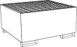 Auffangwanne für WSP-KTC 1000 Liter, lackiert Produktbild img2 S