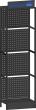 UNION C-Teile Modulturm 54 Lochplattenmodule Lochung 10X10 mm RAL 7016UNION Beschriftungsschild Produktbild img1 S