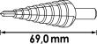 VIGOR HSS-Stufenbohrer ∙ 4&nbsp;–&nbsp;30&nbsp;mm ∙ V2396 ∙ 4 - 30 mm Produktbild img2 S