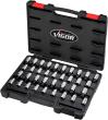 VIGOR Schraubendrehereinsatz Satz ∙ V2496 ∙ 1/2 Zoll (12,5 mm) Vierkant hohl ∙ Innen TORX® Profil, Innen Keilprofil Ribe-CV, Innen Sechskant Profil, Innen Vielzahn Profil XZN ∙ 36-teilig ∙ 5&nbsp;–&nbsp;19 · M5&nbsp;–&nbsp;M16 · T20&nbsp;–&nbsp;T70 ∙ Anzahl Werkzeuge: 36 Produktbild img4 S