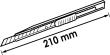 VIGOR Universalmesser ∙ V2627 ∙ 210 mm Produktbild img12 S