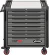 VIGOR Werkstattwagen Series XL ∙ Edelstahl-Arbeitsplatte ∙ leer ∙ V4481-X ∙ L x B x H: 949 mm x 523 mm x 1017 mm Produktbild img15 S