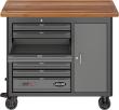 VIGOR Mobile Werkbank Series L ∙ leer ∙ V4813 ∙ L x B x H: 1091 mm x 481 mm x 1018 mm Produktbild img21 S