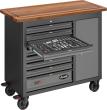VIGOR Mobile Werkbank Series L ∙ leer ∙ V4813 ∙ L x B x H: 1091 mm x 481 mm x 1018 mm Produktbild img18 S