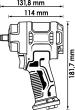 VIGOR Mini Schlagschrauber ∙ V5671N ∙ Lösemoment maximal [Nm]: 1200 Nm ∙ 1/2 Zoll (12,5 mm) Vierkant massiv ∙ Jumbohammer-Schlagwerk Produktbild img13 S