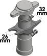 VIGOR Kugelgelenk-Ausdrücker ∙ hydraulisch 4,5 Tonnen ∙ V5916 ∙ 2-teilig ∙ Anzahl Werkzeuge: 2 Produktbild img9 S