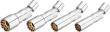 VIGOR Zündkerzen Steckschlüssel Satz ∙ V7002/4 ∙ 3/8 Zoll (10 mm) Vierkant hohl ∙ Außen Doppelsechskant Profil ∙ 4-teilig ∙ 14 ∙ 16 ∙ 18 ∙ 20,8 ∙ Anzahl Werkzeuge: 4 Produktbild img9 S