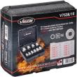 VIGOR Steckschlüssel Satz ∙ V7538/10 ∙ 3/8 Zoll (10 mm) Vierkant hohl ∙ Außen Doppelsechskant Profil ∙ 10-teilig ∙ 10 – 19 mm ∙ Anzahl Werkzeuge: 10 Produktbild img8 S