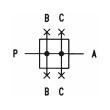 RIEGLER Verteiler »multifix«, schmale Ausführung, BG 1, G 1/4, 4 Abgänge Produktbild img3 S
