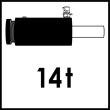 VIGOR Kugelgelenk-Ausdrücker ∙ hydraulisch 4,5 Tonnen ∙ V5916 ∙ 2-teilig ∙ Anzahl Werkzeuge: 2 Produktbild img10 S