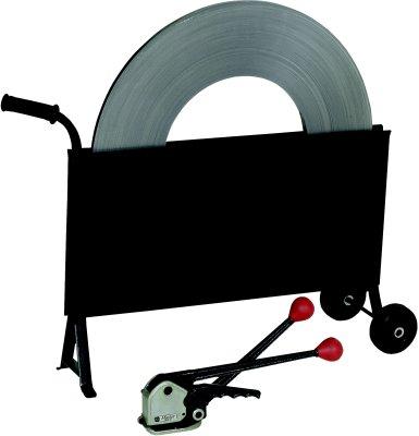Stahlband-Umreifungs-Set, 13–19 mm, hülsenlos Produktbild img1 L