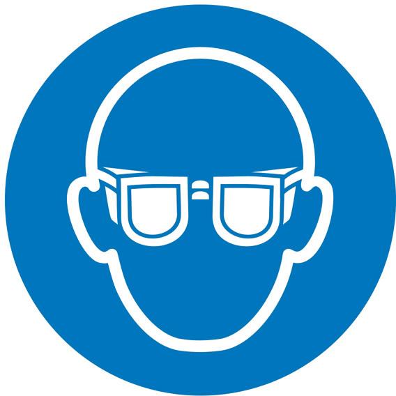 Gebotsschild, Augenschutz benutzen Produktbild img1 L