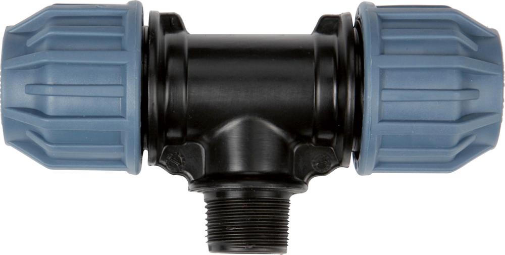 PP-T-Rohr-Verschraubung AG 19mm(3/4") für 25mm Rohr Beschaffungsartikel Produktbild img1 L